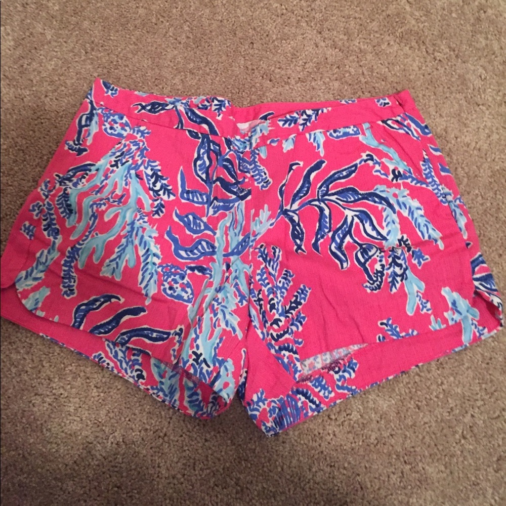 Lilly Pulitzer Adie Shorts in Pink Samba